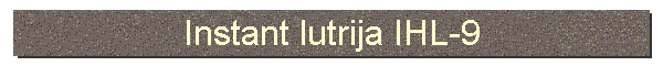 Instant lutrija IHL-9